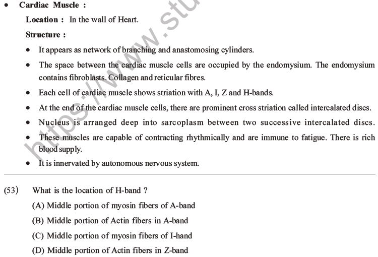 NEET Biology Animal Tissue MCQs Set A-26