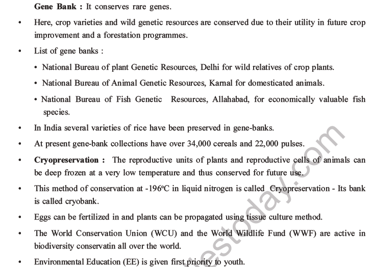 NEET Biology Biodiversity and Its Conservation MCQs Set B-25