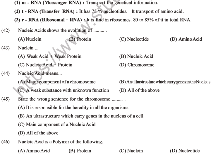 NEET Biology Biomolecules MCQs Set D-11