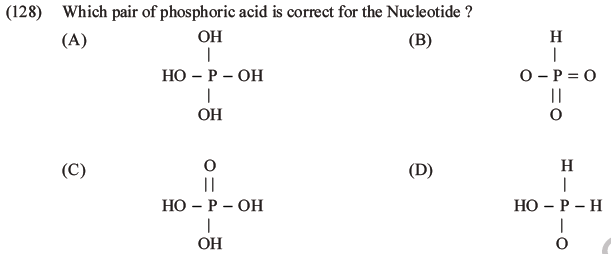 NEET Biology Biomolecules MCQs Set D-34