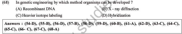 NEET Biology Biotechnology and Its Applications MCQs Set B-19