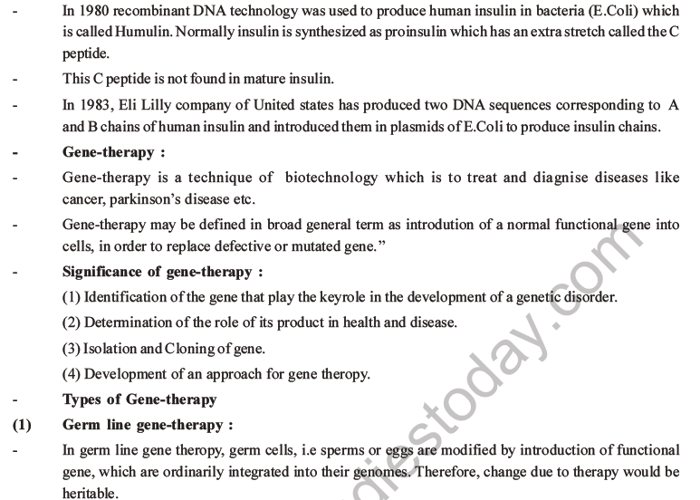 NEET Biology Biotechnology and Its Applications MCQs Set B-3