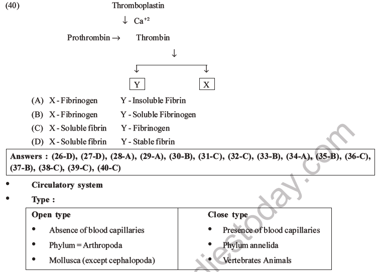 NEET Biology Body Fluids and Circulation MCQs Set B-18