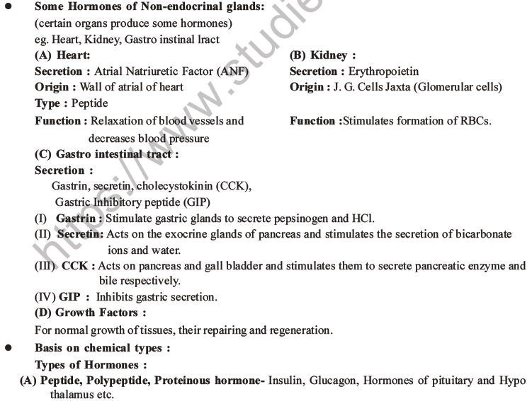 NEET Biology Chemical Coordination and Control MCQs Set B-14