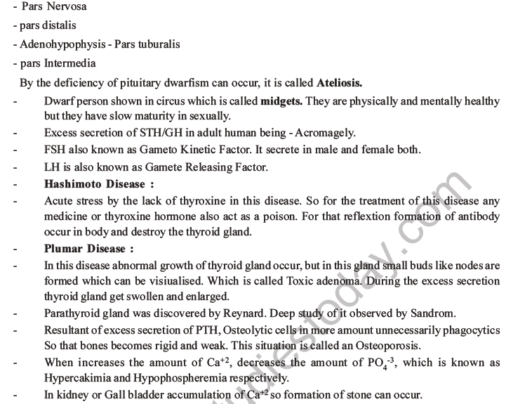 NEET Biology Chemical Coordination and Control MCQs Set B-29