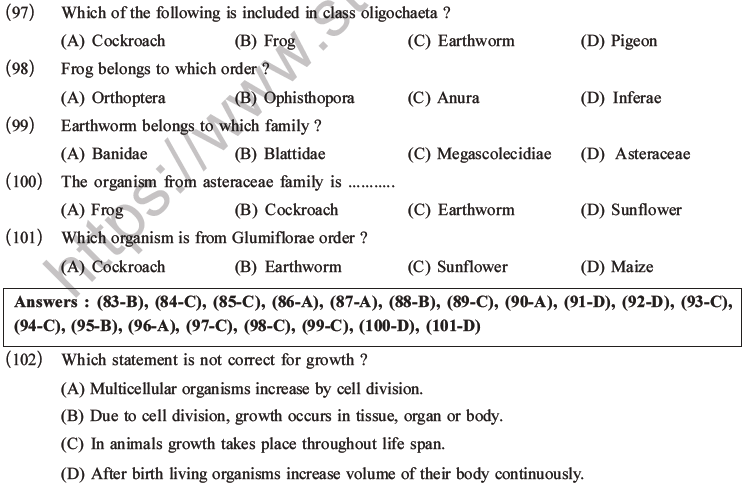 NEET Biology Classification of Living Organisms MCQs Set B-16