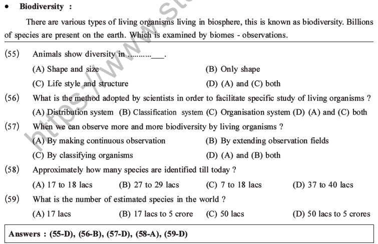 NEET Biology Classification of Living Organisms MCQs Set B-8