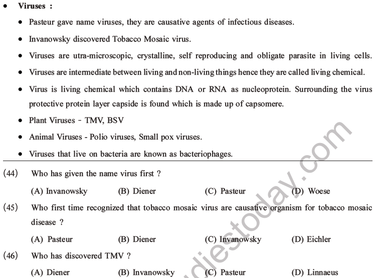 NEET Biology Classification of Plant Kingdom MCQs Set A-9