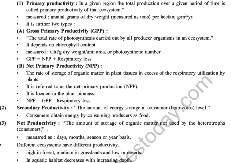 NEET Biology Ecosystem MCQs Set B-14