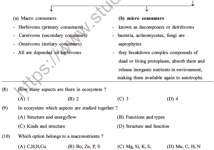 NEET Biology Ecosystem MCQs Set B-4