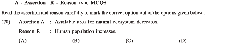 NEET Biology Environmental Issues MCQs Set B-26
