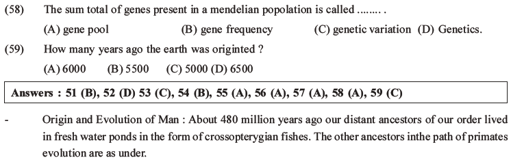 NEET Biology Evolution MCQs Set B-17