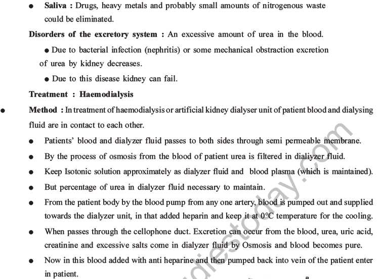 NEET Biology Excretory Products and Their Elimination MCQs Set B-28