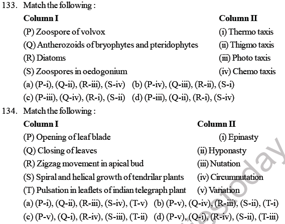 NEET Biology Growth and Development MCQs Set A-135