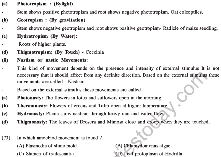 NEET Biology Growth and Development MCQs Set B-28