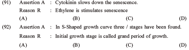 NEET Biology Growth and Development MCQs Set B-32