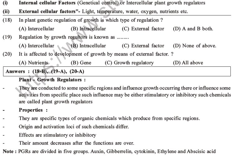 NEET Biology Growth and Development MCQs Set B-7