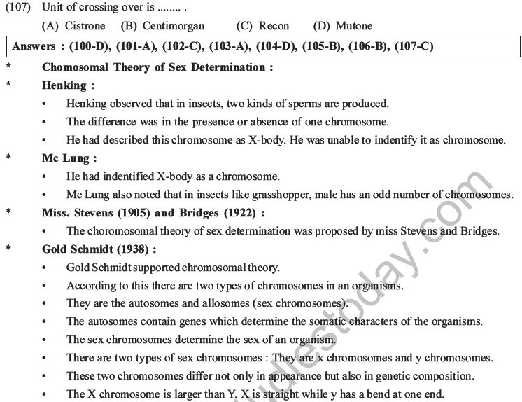 NEET Biology Heredity and Variation MCQs Set B-51