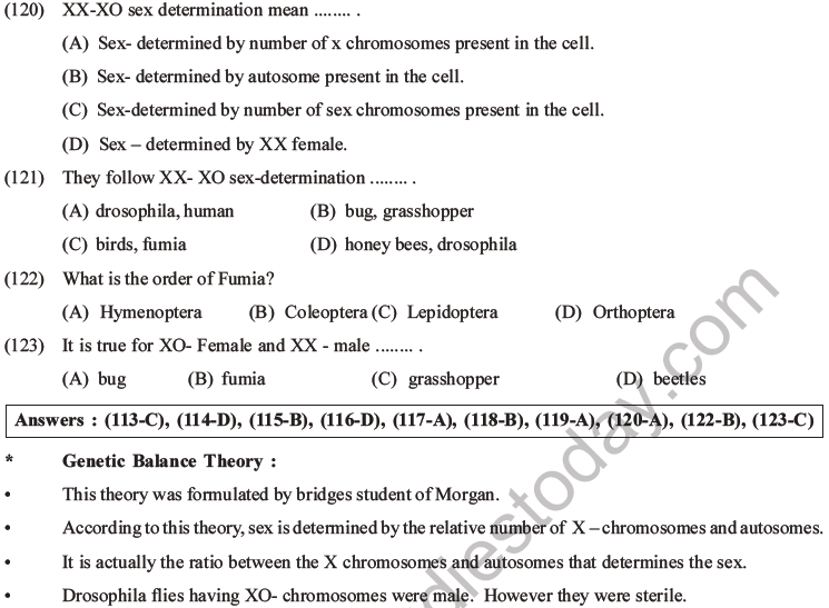 NEET Biology Heredity and Variation MCQs Set B-59