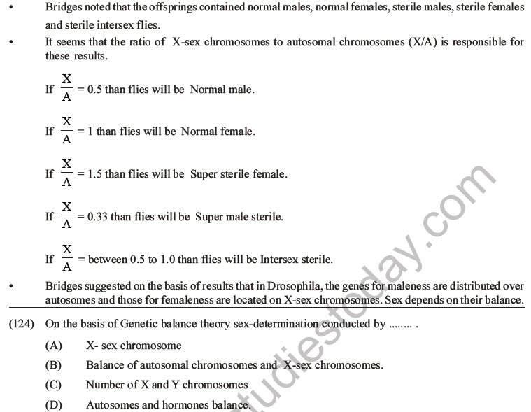 NEET Biology Heredity and Variation MCQs Set B-61