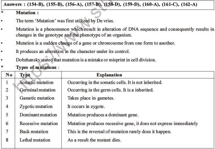 NEET Biology Heredity and Variation MCQs Set B-74