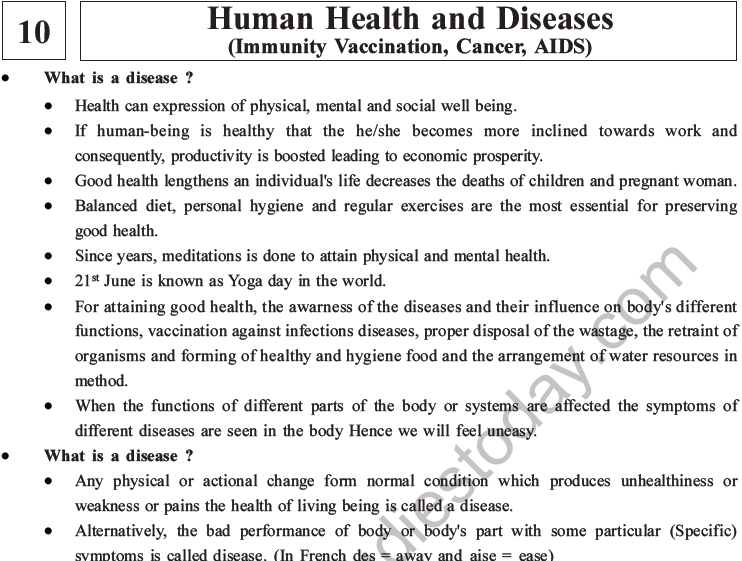 NEET Biology Human Health and Diseases MCQs Set B