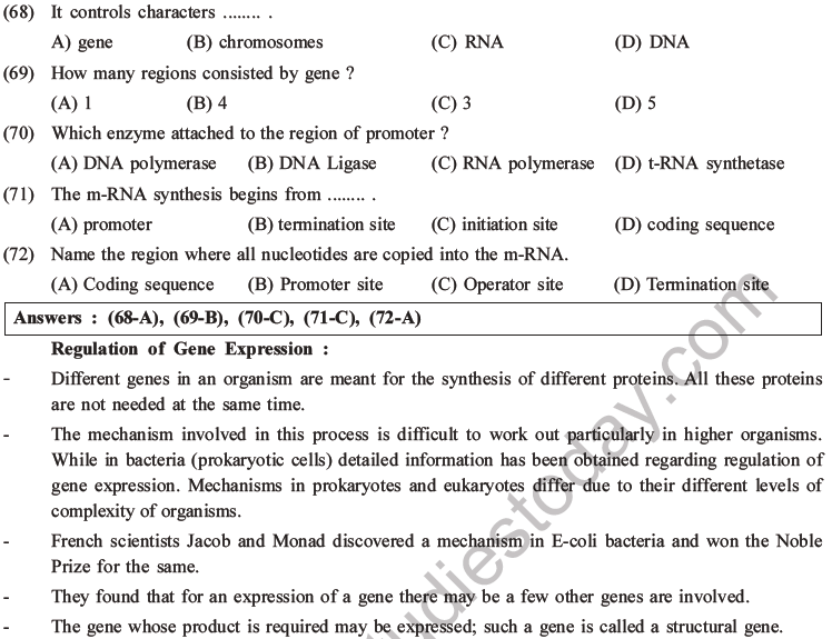 NEET Biology Molecular Basis of Inheritance MCQs Set A-28