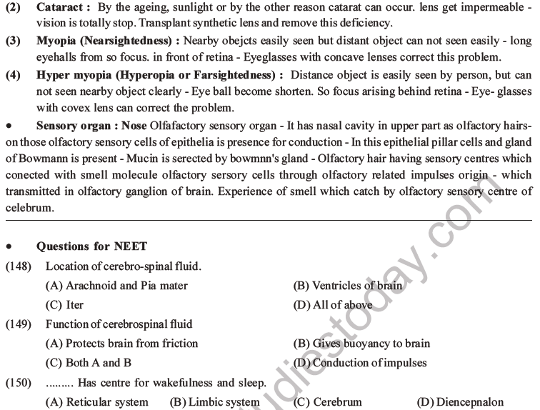 NEET Biology Morphology of Plants MCQs Set B-91