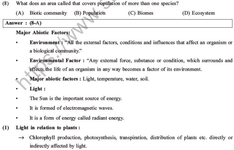 NEET Biology Organism and Population MCQs Set A-2