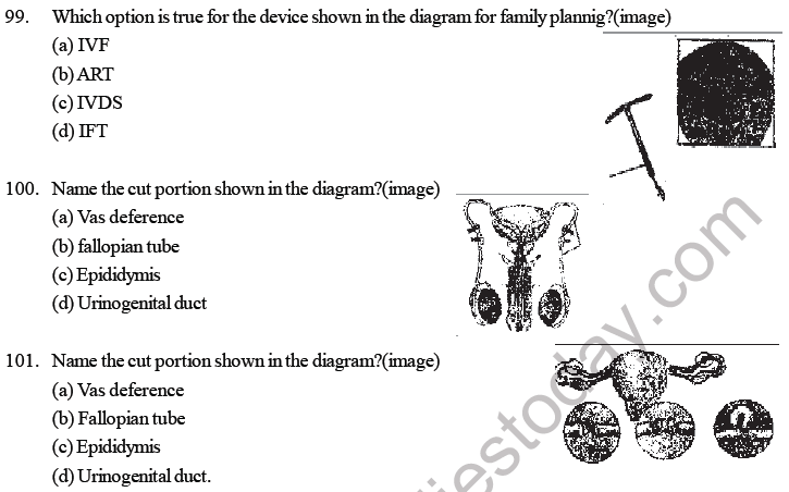 NEET Biology ReproductiVE hEALTH mcq-9