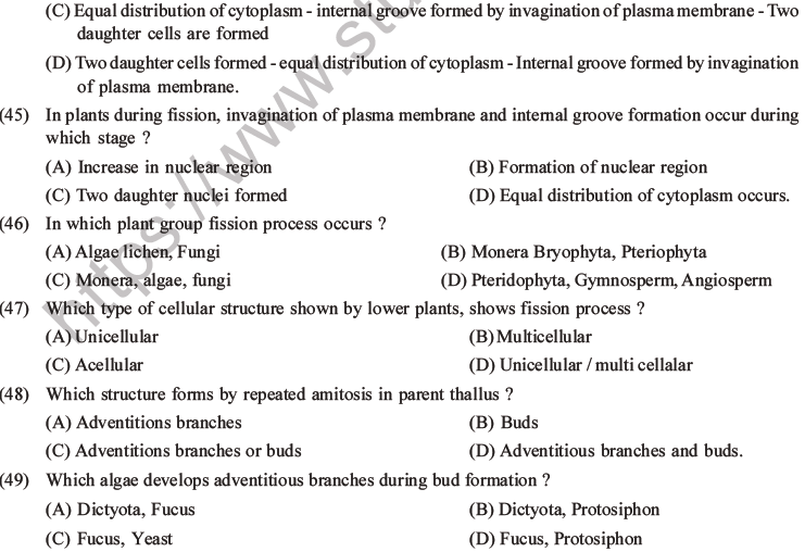 NEET Biology Reproduction in Organisms MCQs Set A-16