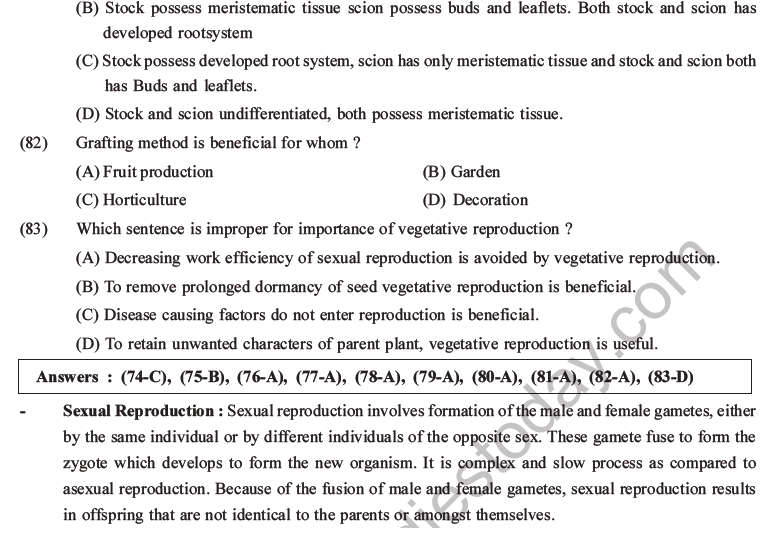 NEET Biology Reproduction in Organisms MCQs Set A-29