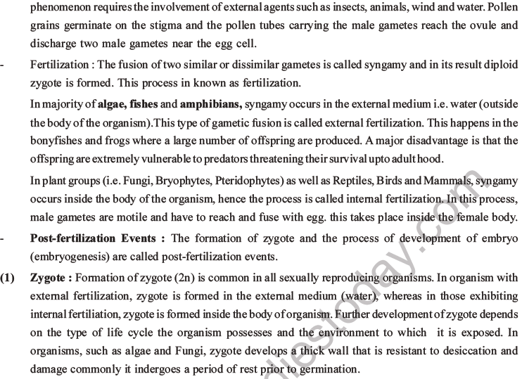 NEET Biology Reproduction in Organisms MCQs Set A-33