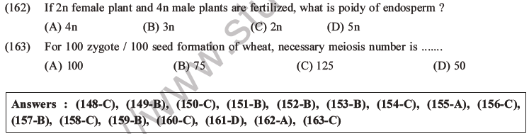 NEET Biology Reproduction in Organisms MCQs Set A-52