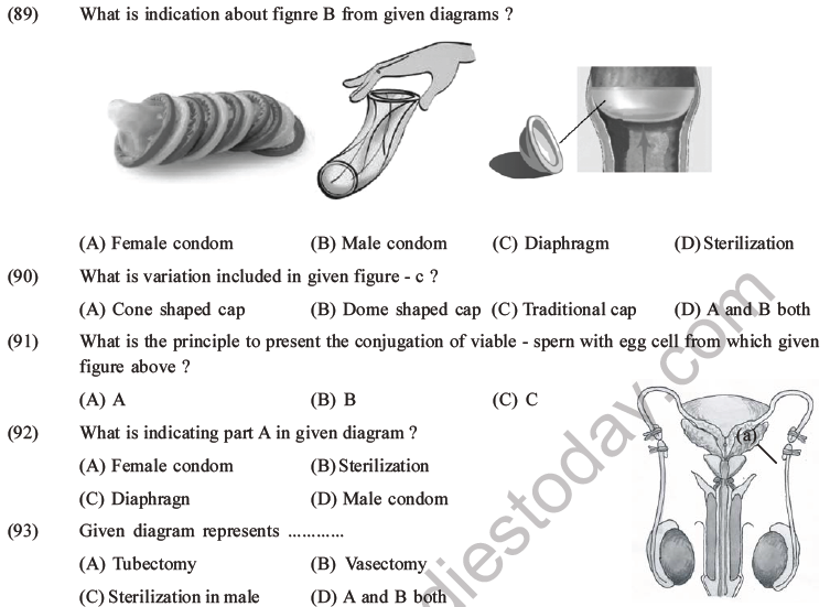 NEET Biology Reproductive Health MCQs Set A-25