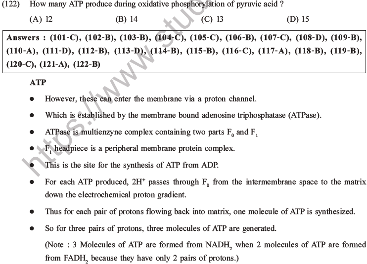 NEET Biology Respiration MCQs Set A-41