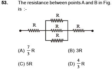 NEET Physics Electricity MCQs Set B-5