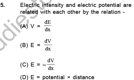 NEET Physics Electricity MCQs Set C