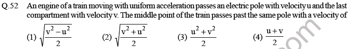 NEET Physics Kinematics MCQs Set A-7