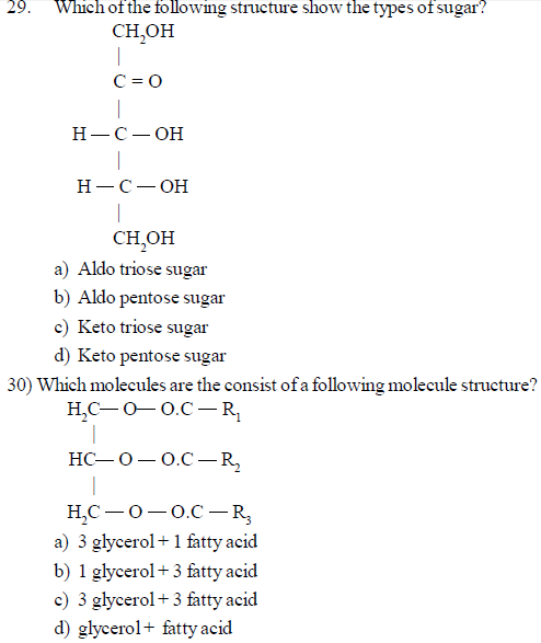 NEET UG Biology Biomolecules 1 MCQs-