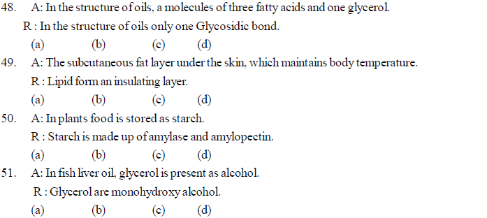 NEET UG Biology Biomolecules 1 MCQs-5