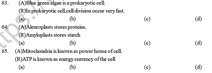NEET UG Biology Cell structure MCQs-1
