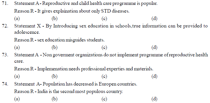 NEET UG Biology Reproductive Health MCQs-3