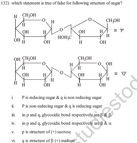 NEET UG Chemistry Biomolecule MCQs-7