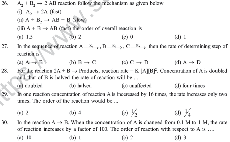 NEET UG Chemistry Chemical Kinetics MCQs-14