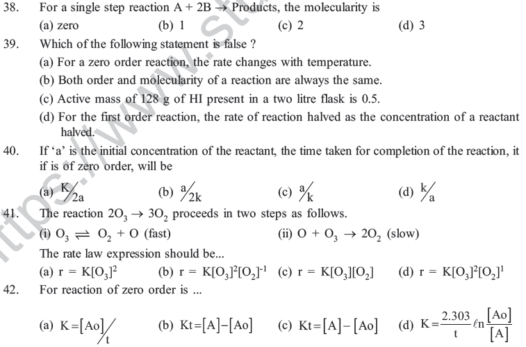 NEET UG Chemistry Chemical Kinetics MCQs-16