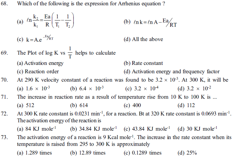 NEET UG Chemistry Chemical Kinetics MCQs-20