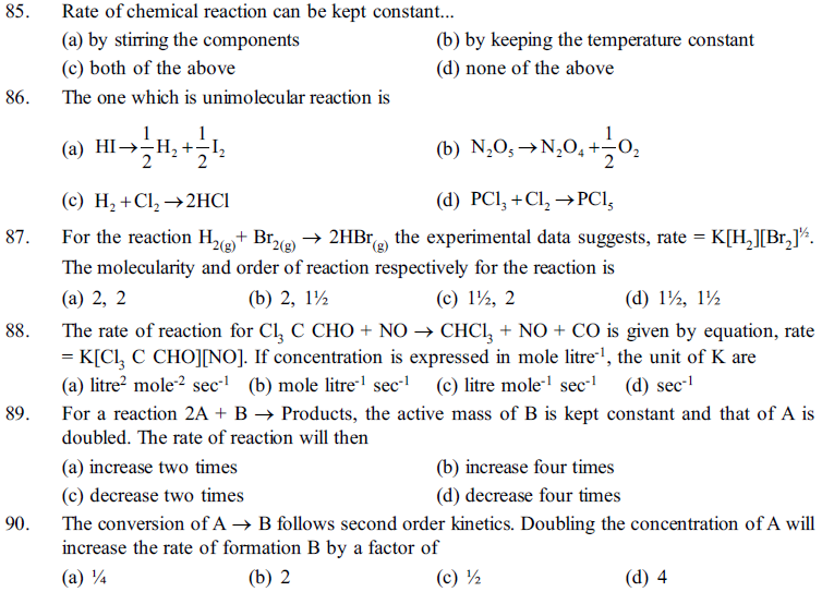 NEET UG Chemistry Chemical Kinetics MCQs-23