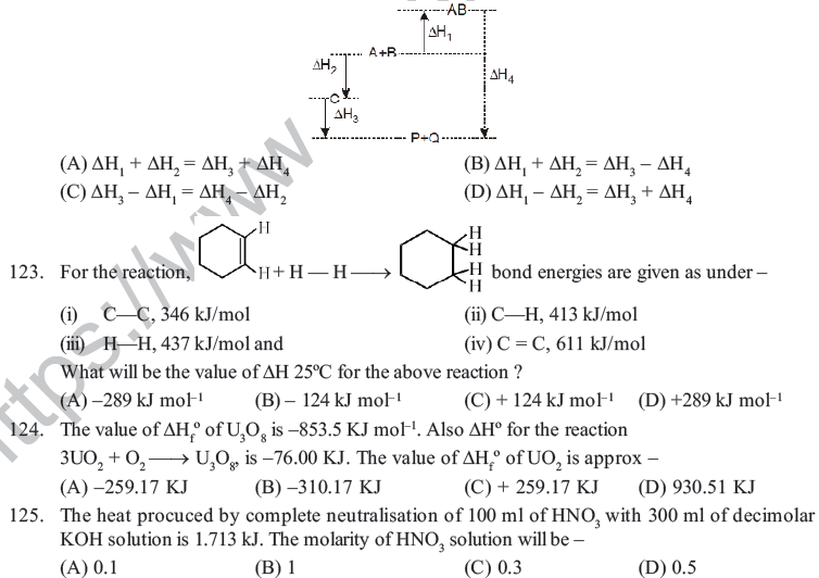 NEET UG Chemistry Chemical Thermodynamics MCQs-17