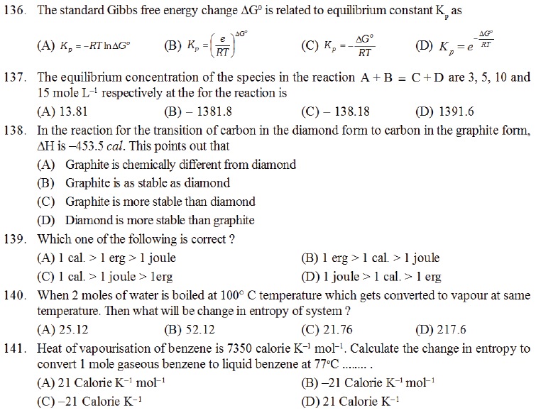 NEET UG Chemistry Chemical Thermodynamics MCQs-20